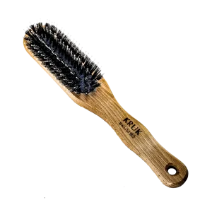 "De zachte EGEL" natuurhaarborstel met nylon-pins met (vaste!) bolletjes - SMAL