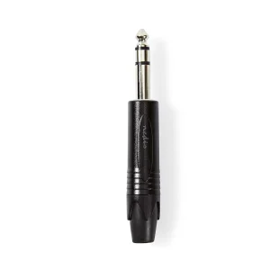6,35 mm Audioconnector Recht - Male - Vernikkeld