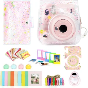 Accessoire Set voor Geschikt voor Fujifilm Instax Mini 11 - Zand Roze